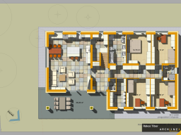 Floor plan sketches for Spatial orientation